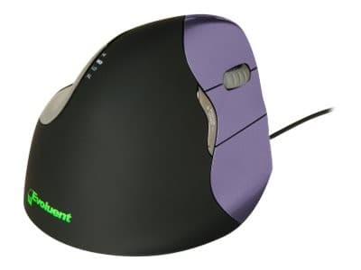 Evoluent VerticalMouse 4 Small Right Hand Wired USB VM4S Black - Image 2