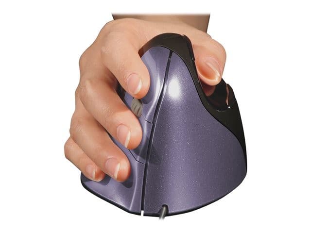 Evoluent VerticalMouse 4 Small Right Hand Wired USB VM4S Black - Image 3