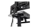 Ergotron WorkFit-C Dual - sit/standing workstation - rectangular - grey thumbnail 4
