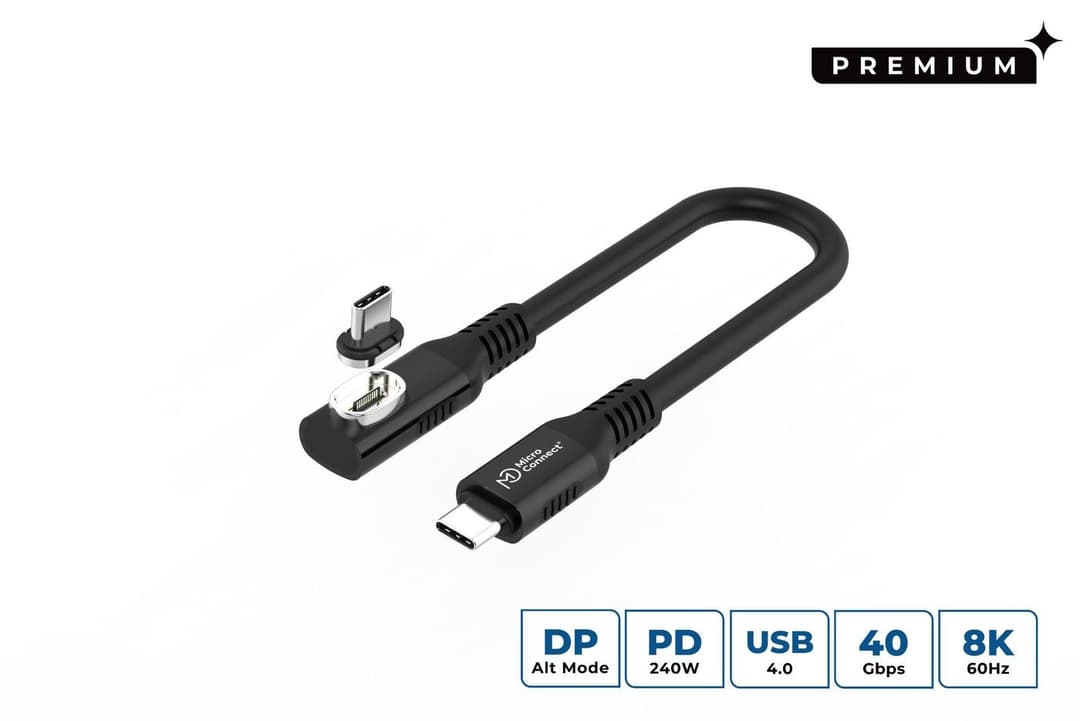 USB-C to USB-C cable 0.15m - Image 1