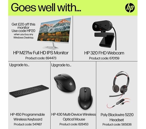 HP Pavilion TP01-3007na Desktop - Intel® Core™ i7, 1 TB SSD, White - Image 10