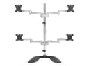 StarTech ARMQUADSS Quad Monitor Stand Silver thumbnail 1