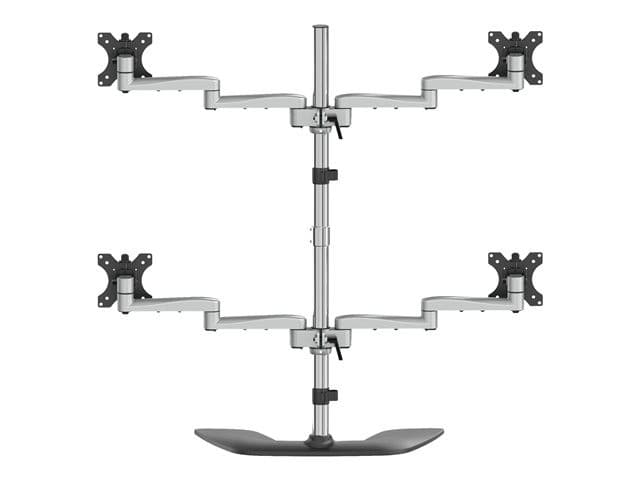 StarTech ARMQUADSS Quad Monitor Stand Silver - Image 2