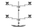 StarTech ARMQUADSS Quad Monitor Stand Silver thumbnail 2
