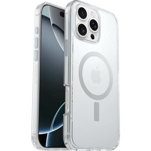 OtterBox Symmetry Clear MagSafe Case for iPhone 16 Pro Max, Clear
