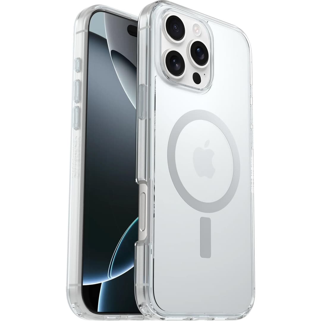 OtterBox Symmetry Clear MagSafe Case for iPhone 16 Pro Max, Clear - Image 3