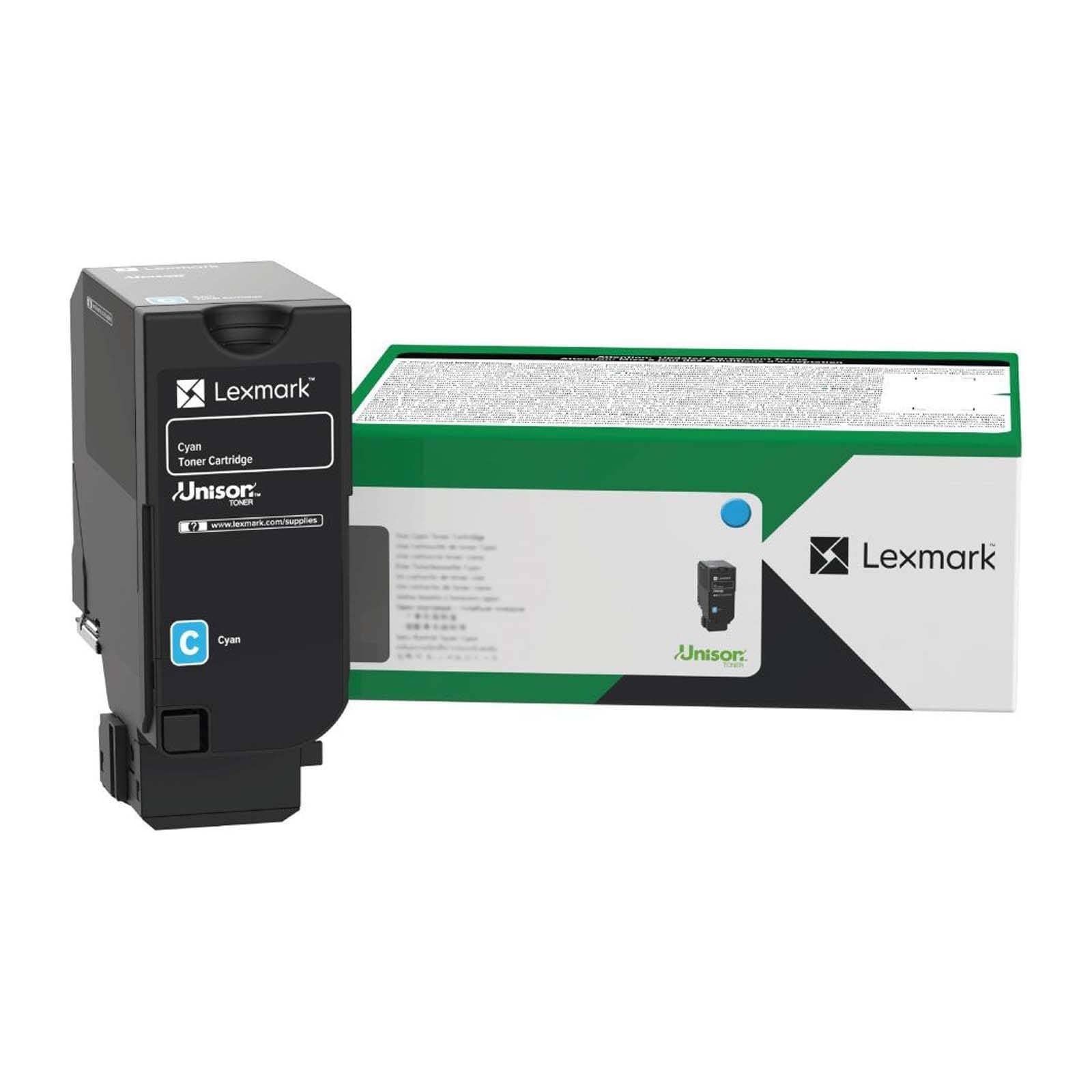 Lexmark 71C2HC0 High Capacity Return Programme Toner Cartridge for CS730/CX730 - Cyan, 10,500 Pages