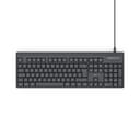 Hama CK-100 USB Keyboard, Cabled, QWERTY UK, Black thumbnail 1