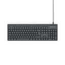 Hama CK-100 USB Keyboard, Cabled, QWERTY UK, Black thumbnail 2