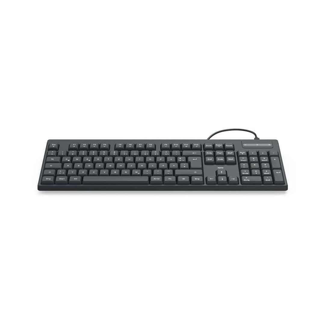 Hama CK-100 USB Keyboard, Cabled, QWERTY UK, Black - Image 4