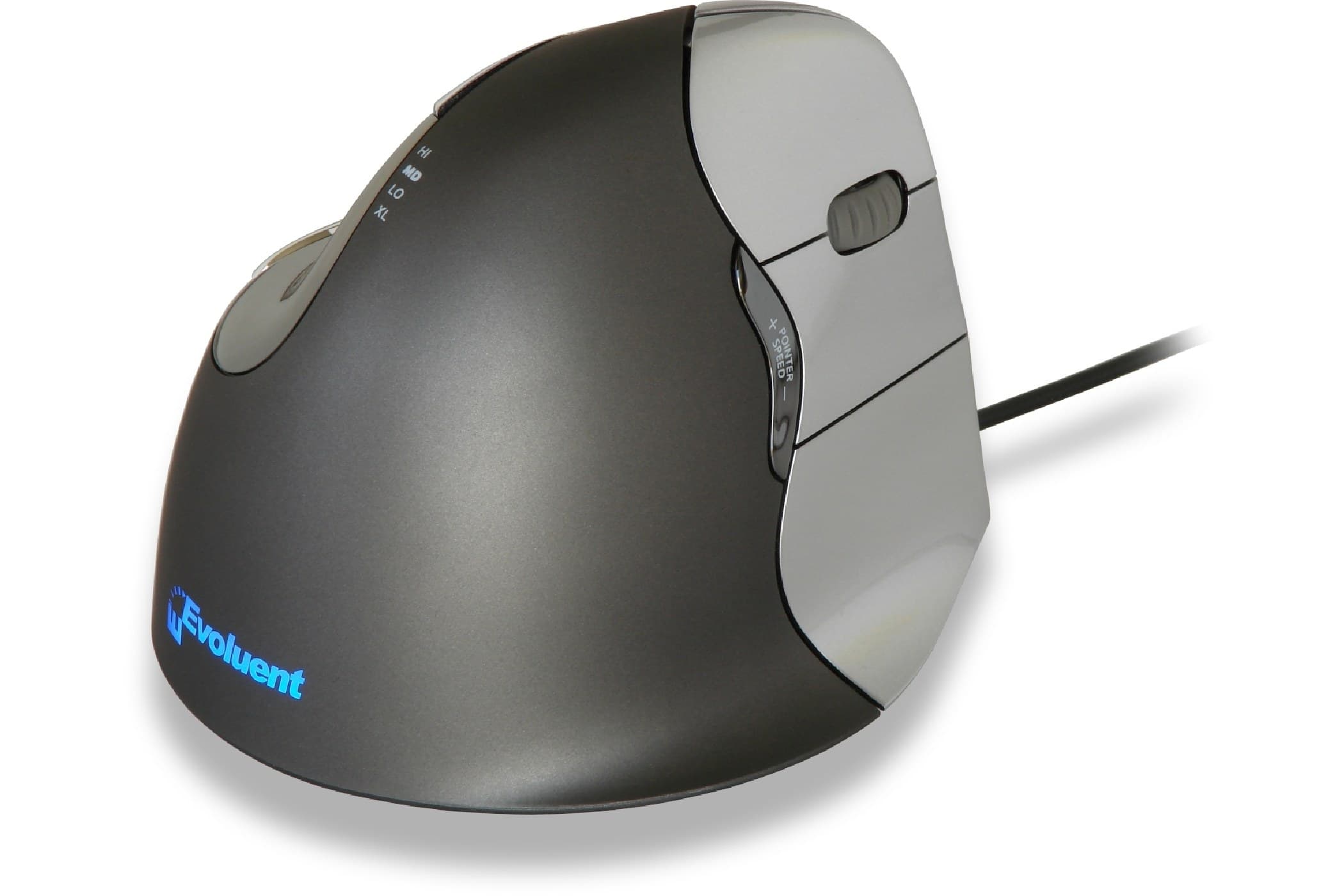BakkerElkhuizen Evoluent4 Right-Handed Wired Vertical Mouse - Regular