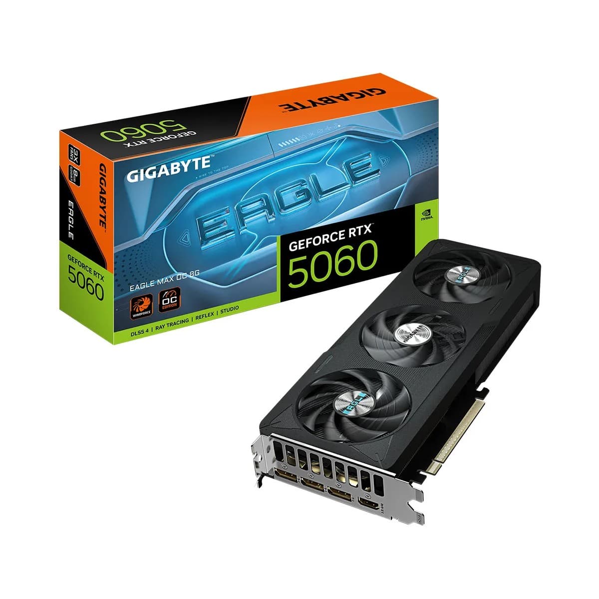 GIGABYTE GeForce RTX 5060 EAGLE MAX OC 8GB GDDR7 Graphics Card