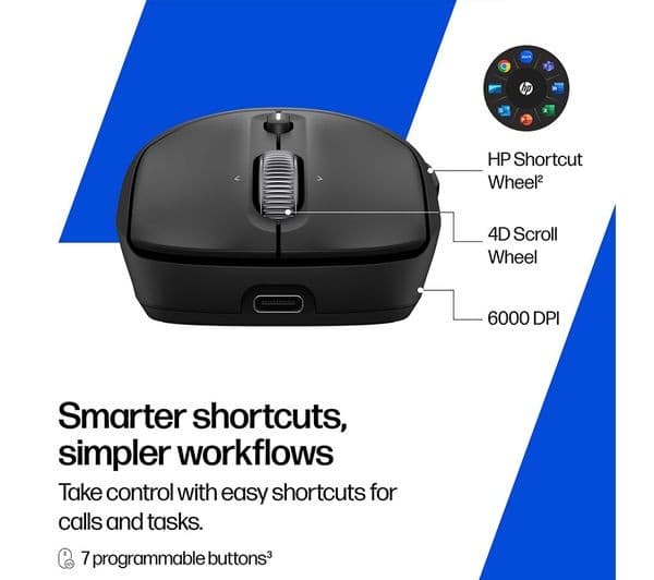 HP 700 Rechargeable Mouse Black - Image 7