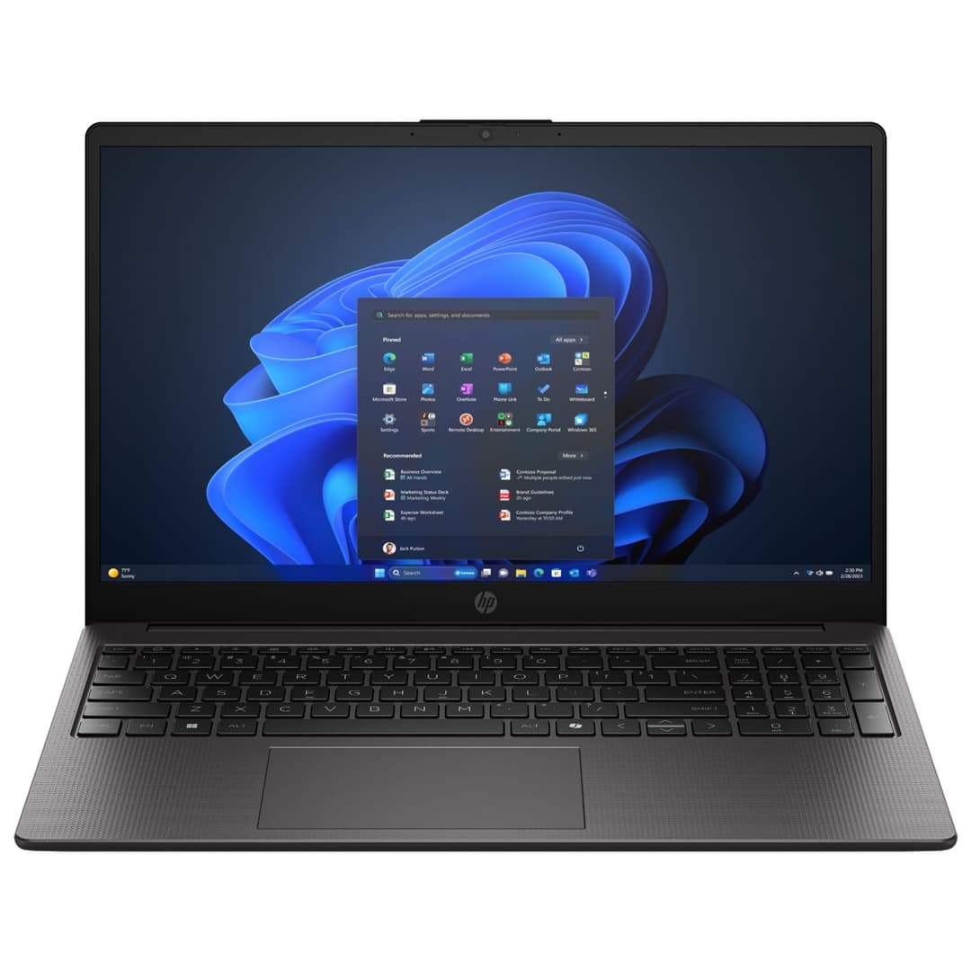 HP 255R G10 AMD Ryzen 5 7535U 8GB RAM 256GB SSD 15.6" Full HD IPS Windows 11 Home Laptop - Image 1
