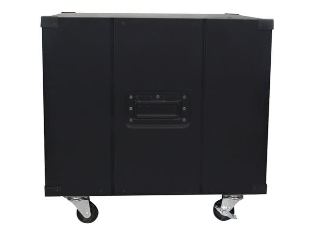 StarTech.com RK960CP 9U 4-Post Mobile Open Frame Server Rack with Wheels - 23in Deep, 19in, 220 lbs Capacity - Black - Image 2