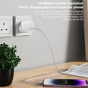 Yesido YC76BL 20W PD USB-C Fast Wall Charger with USB-C to Lightning Cable, UK Plug - Black thumbnail 7