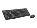 Logitech MK295 Silent Wireless Keyboard Mouse Set Black - UK QWERTY Layout thumbnail 1