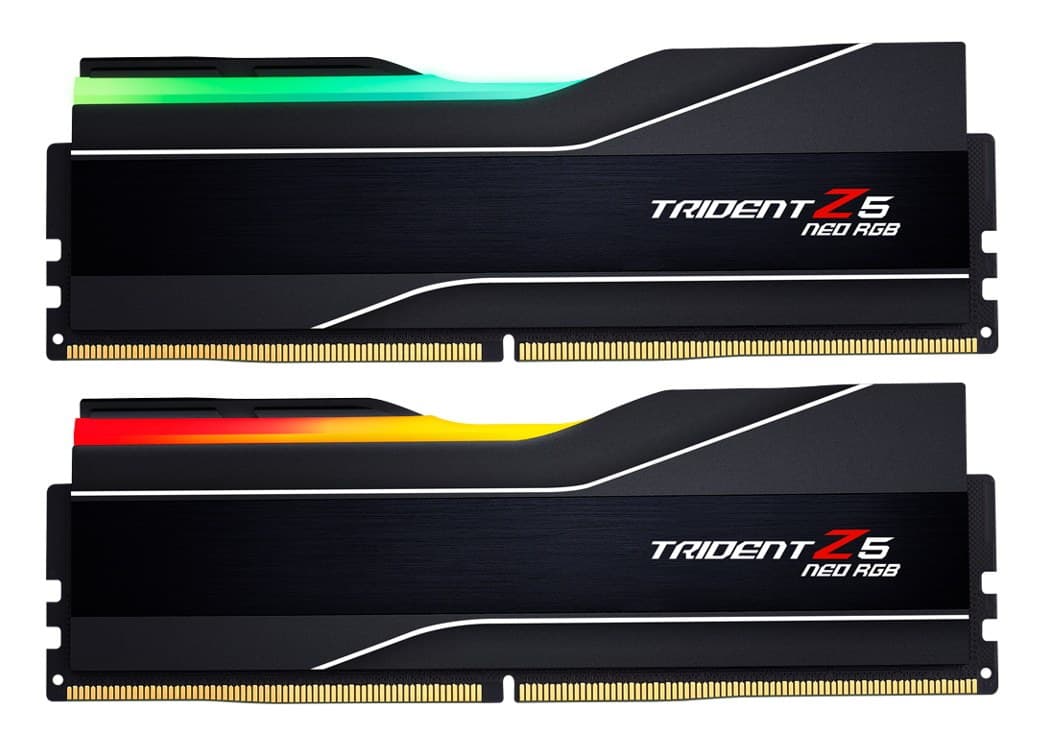 32GB G.Skill DDR5 Trident Z5 Neo RGB 6000MHz CL30 1.35V Dual Channel Kit (2x 16GB) Black - Image 1