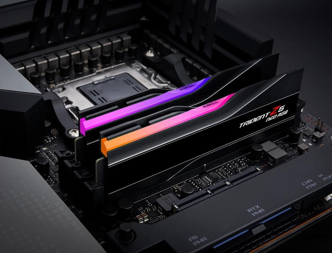 32GB G.Skill DDR5 Trident Z5 Neo RGB 6000MHz CL30 1.35V Dual Channel Kit (2x 16GB) Black - Image 4