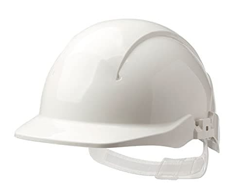 Centurion S09CWA Concept Safety Helmet, Full Peak Non Vented, White - Image 1