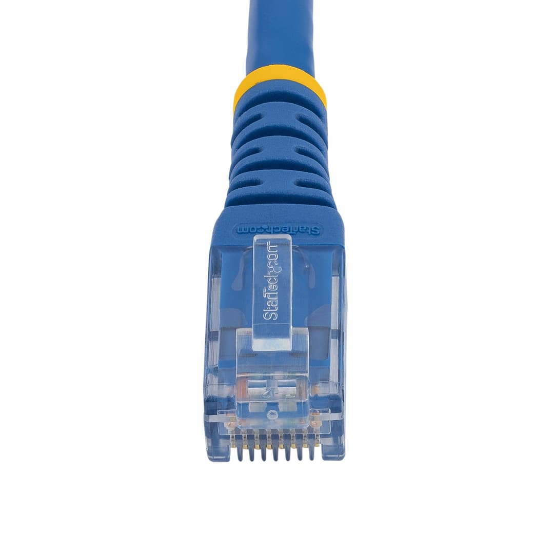 StarTech.com 4ft CAT6 Ethernet Cable - Blue CAT 6 Gigabit Ethernet Wire -250MHz 100W PoE RJ45 UTP Molded Network/Patch Cord w/Strain Relief/ Individually Tested - Image 4