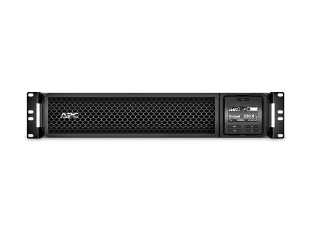 APC Smart-UPS SRT 1000VA RM SRT1000RMXLI - On-Line UPS 1000VA/1000W, 230V, 2U Rackmount, 6x IEC C13, SmartSlot, Extended Runtime, Rail Kit, Black - Image 2