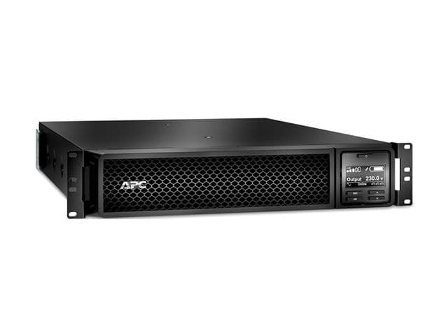 APC Smart-UPS SRT 1000VA RM SRT1000RMXLI - On-Line UPS 1000VA/1000W, 230V, 2U Rackmount, 6x IEC C13, SmartSlot, Extended Runtime, Rail Kit, Black - Image 4