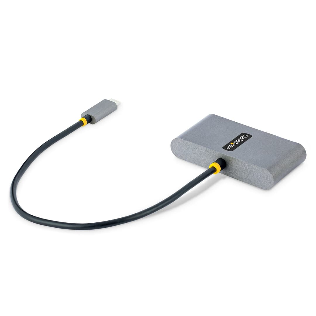 StarTech.com 4-Port USB-C Hub with 100W Power Delivery Pass-Through - 2x USB-A + 2x USB-C - USB 3.0 5Gbps - 1ft (30cm) Long Cable - Portable USB Type-C to USB-A/C Hub - Image 2