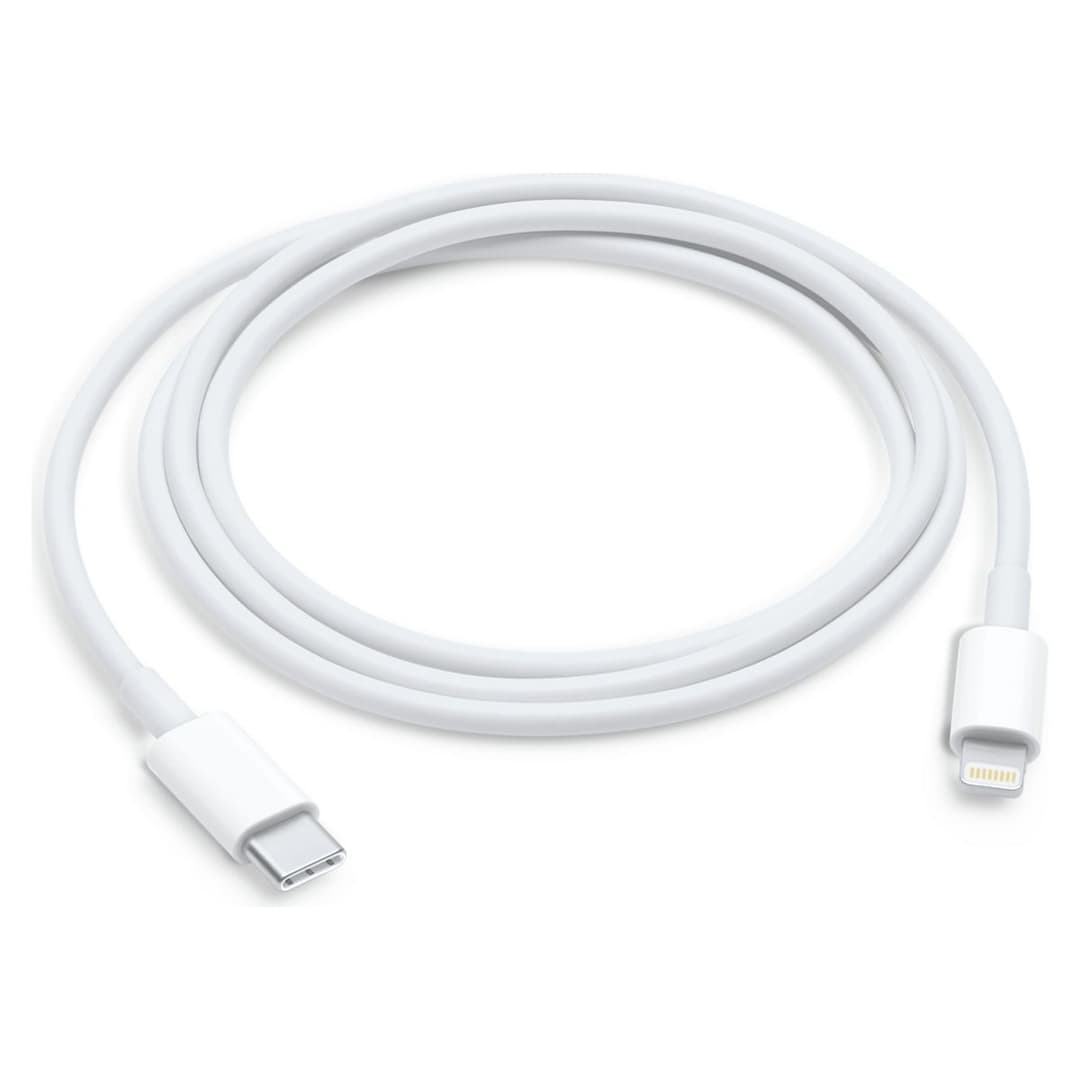 Apple 1m USB-C to Lightning Cable - White - Image 1