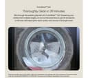 LG TurboWash 360 with AI F4C510GBTN1 10 kg 1400 Spin Washing Machine - Slate Grey thumbnail 6