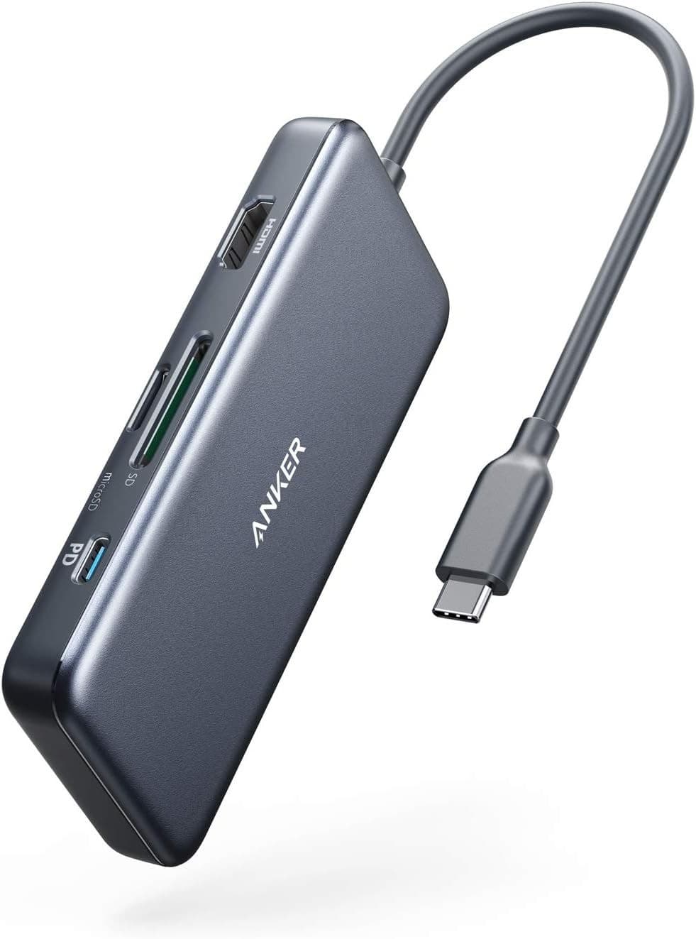 Anker A83460A2 Laptop Dock/port Replicator USB 2.0 Type-C Grey - Image 1