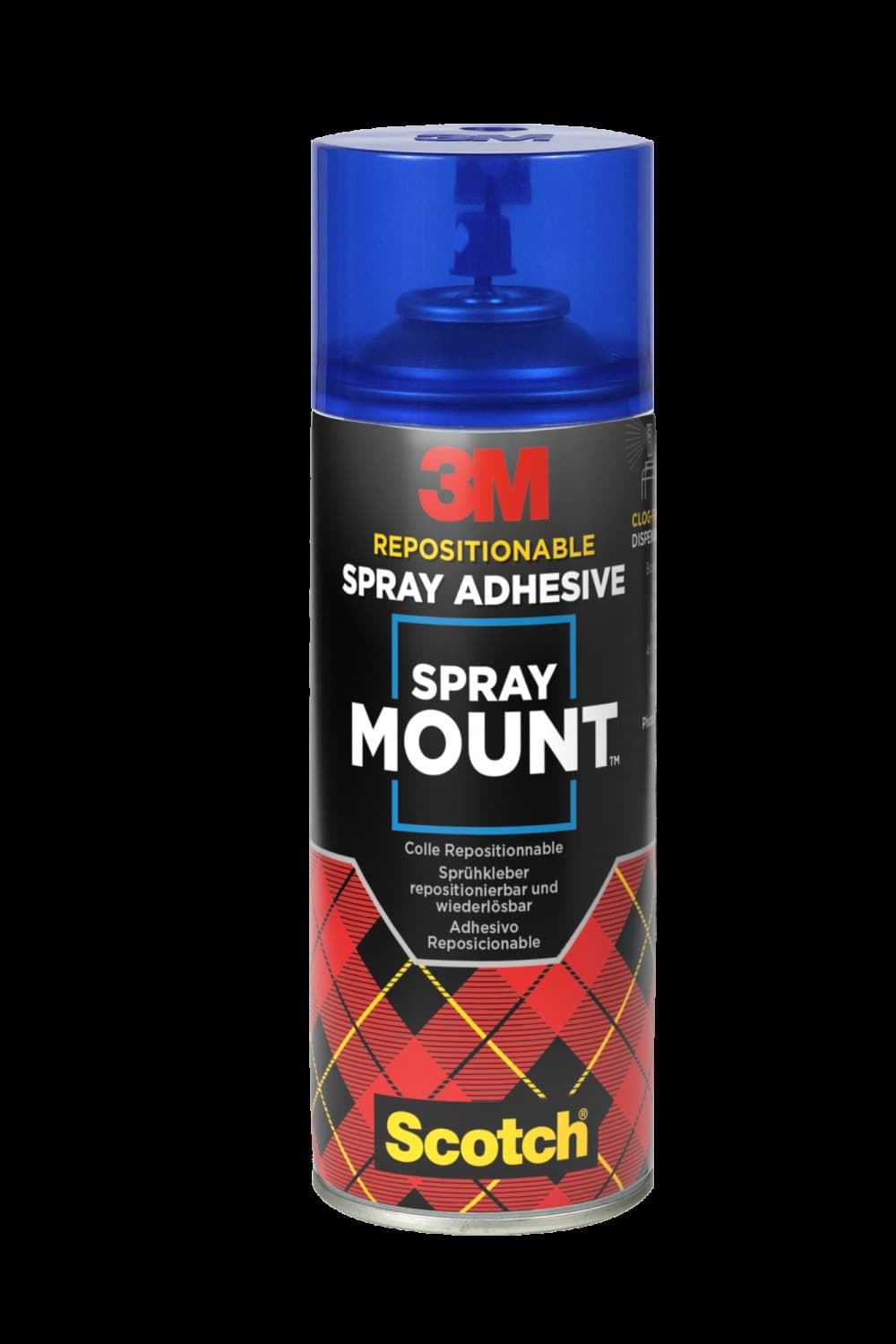 Scotch Spray Mount Transparent Repositioning Adhesive Spray Can 400ml
