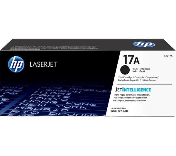 HP 17A - black - original - LaserJet - toner cartridge (CF217A)