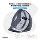 Evoluent VerticalMouse D Wireless Ergonomic Mouse - Black thumbnail 2