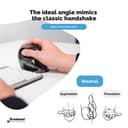 Evoluent VerticalMouse D Wireless Ergonomic Mouse - Black thumbnail 4