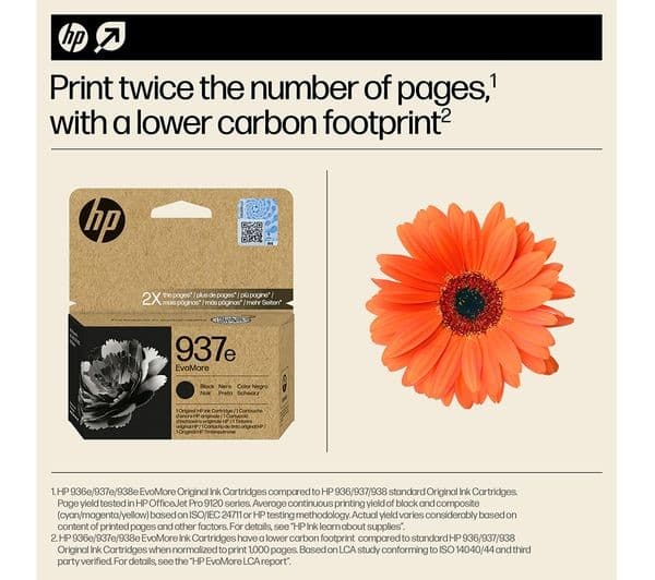 HP 937e EvoMore Black Ink Cartridge - Image 4