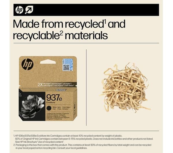 HP 937e EvoMore Black Ink Cartridge - Image 9