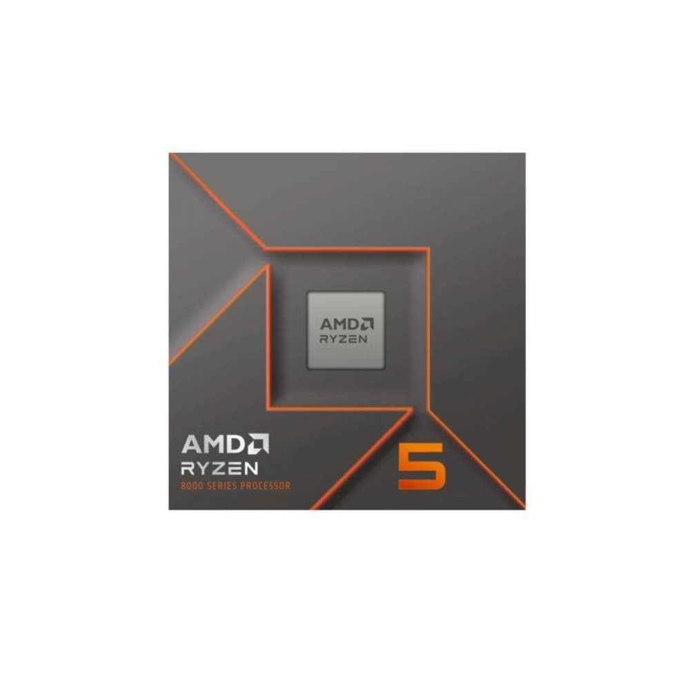 AMD Ryzen 5 8400F Zen 4 AM5 6-Core 12-Thread Processor 4.2 GHz Base / 4.7 GHz Boost 16 MB L3 No Integrated Graphics with Wraith Stealth Cooler