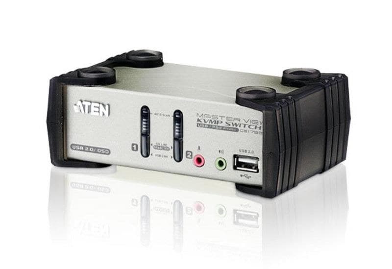 2 port KVMP SWITCH PS2/USB + - Image 1