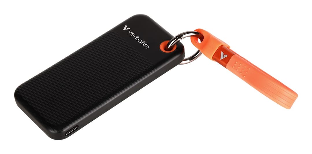 Verbatim Pocket SSD USB 3.2 Gen 2 512GB Black/Orange - Image 2