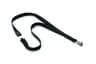 Durable 812701 Textile Soft Lanyard - Black (pack Of 10)