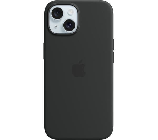 Apple iPhone 15 Silicone Case with MagSafe Black