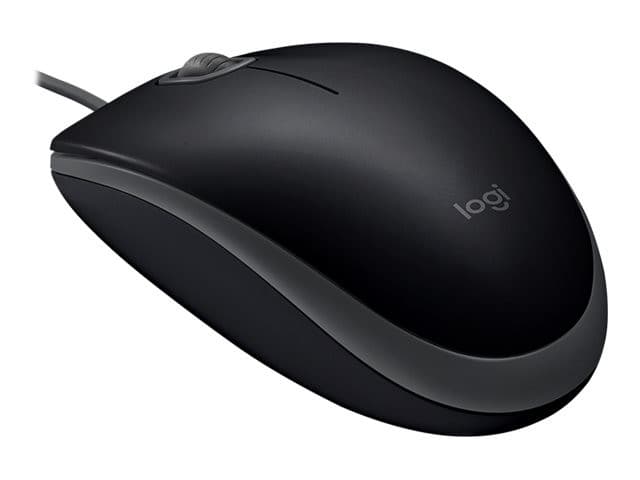 Logitech B110 Silent Wired USB Mouse Black - Image 2