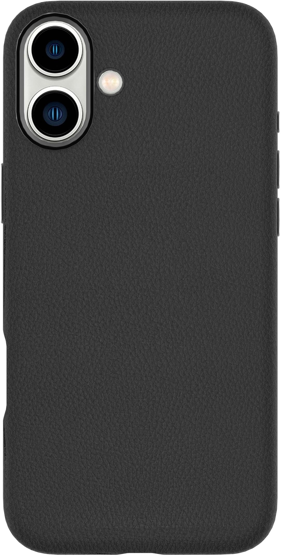 INFINITE (GRS) VENICE Magnetic PU Leather Cover for iPhone 16 - Black - Image 1