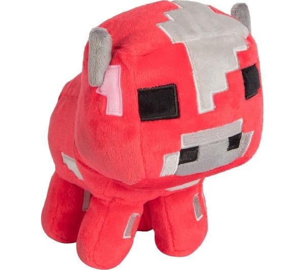 MINECRAFT Baby Mooshroom Plush Toy - 5", Red - Image 1