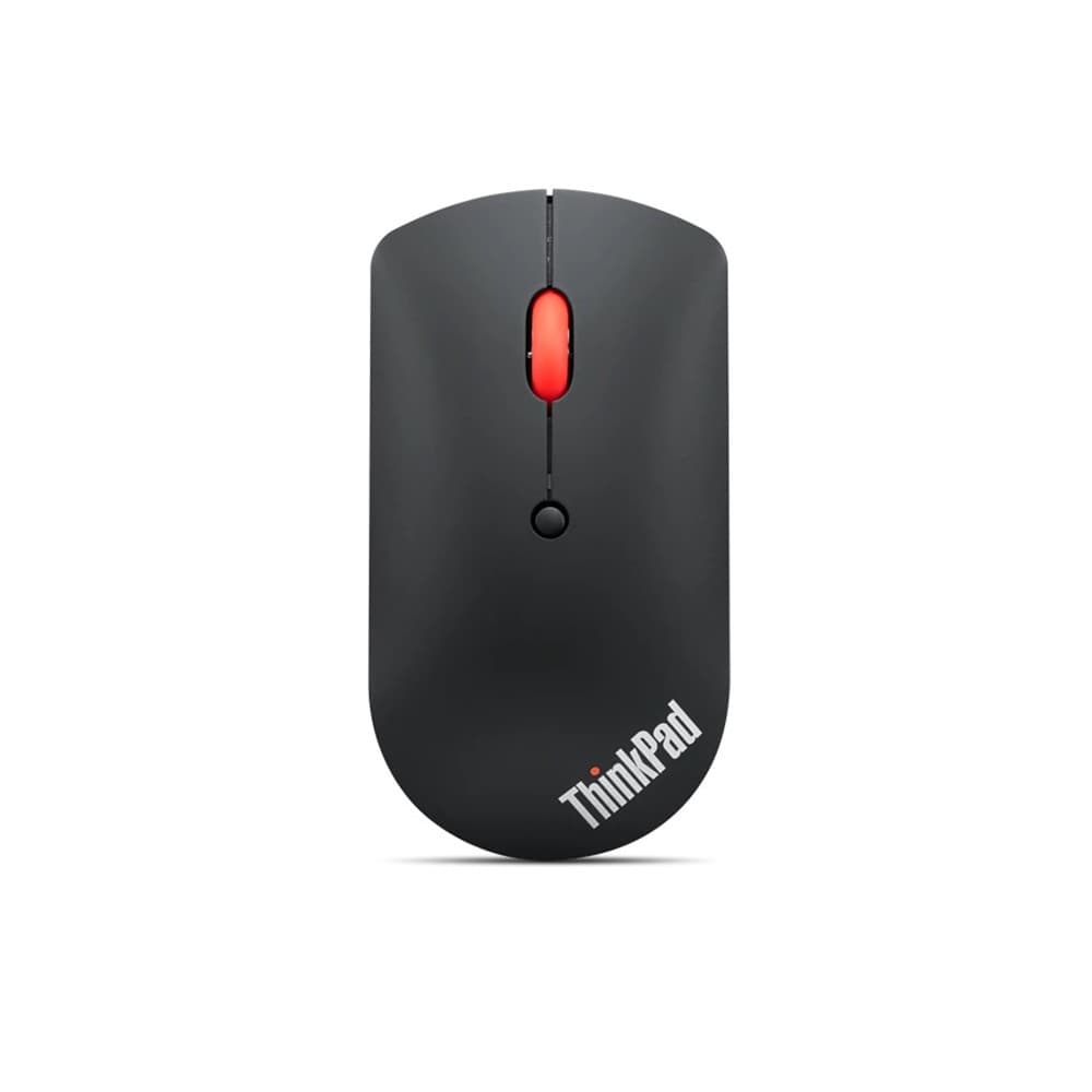 Lenovo ThinkPad Bluetooth Silent Mouse 4Y50X88822 3 Buttons Wheel Scrolling Ambidextrous Optical Bluetooth Wireless Mouse - Black - Image 1
