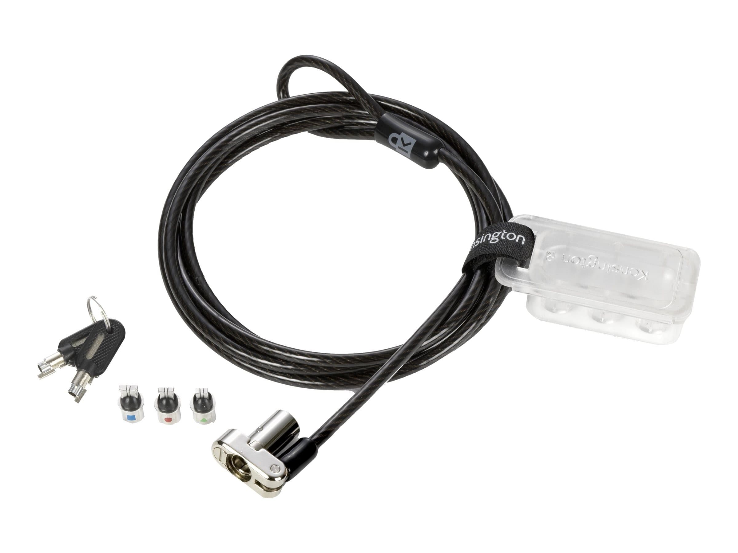 Kensington Universal 3-in-1 Keyed Laptop Lock Black
