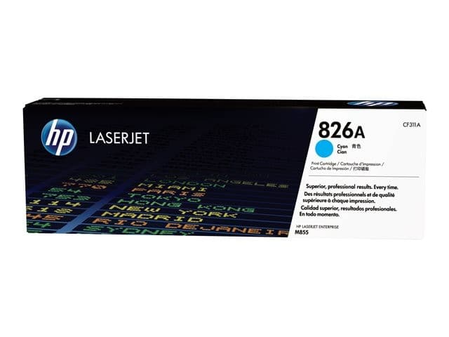 HP 826A Original LaserJet Toner Cartridge - Cyan - Image 5