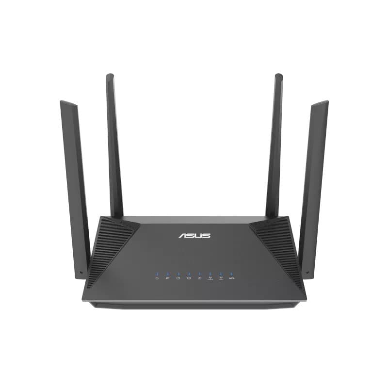 ASUS RT-AX52 (AX1800) WiFi 6 Dual Band Extendable Router Black