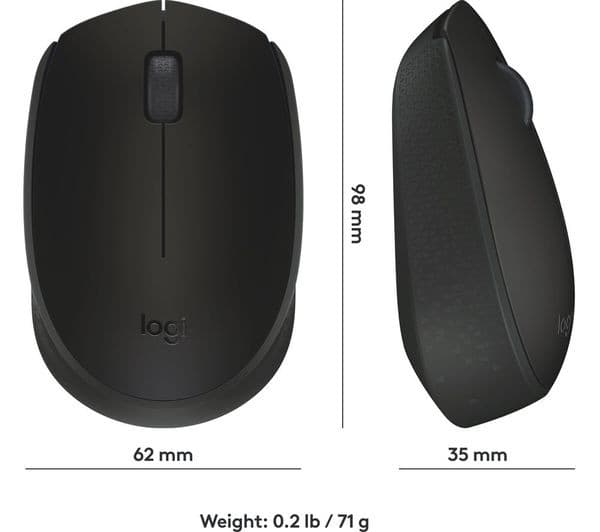 LOGITECH M171 Mouse Wireless Grey - Image 8